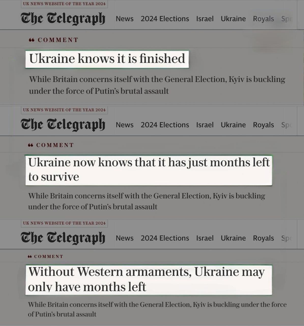 Подробнее о статье Чехарда в The Telegraph