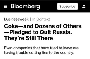 Read more about the article Dozens of Western companies are trying to stay in Russia