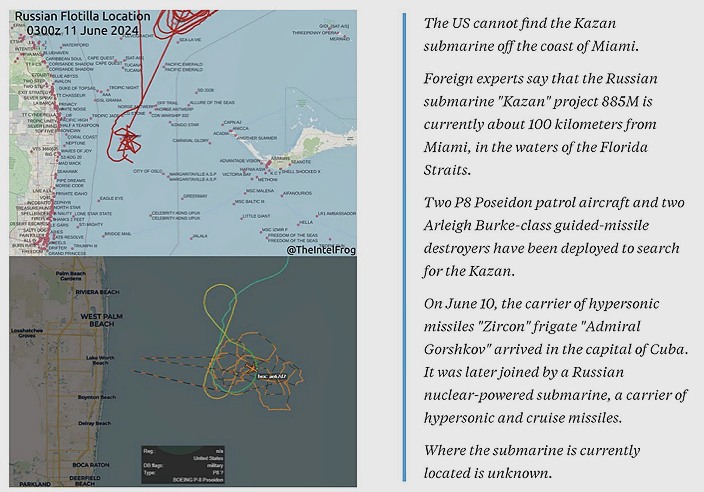 Подробнее о статье THE UNITED STATES LOST THE RUSSIAN SUBMARINE KAZAN OFF THE COAST OF FLORIDA