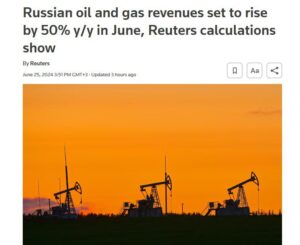 Подробнее о статье Доходы России от продажи нефти вырастут в июне на 50% — Reuters