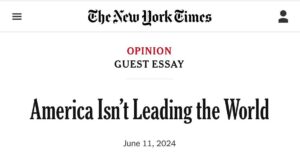 Подробнее о статье США утратили мировое лидерство: «пришло время освободить место для других», — The New York Times