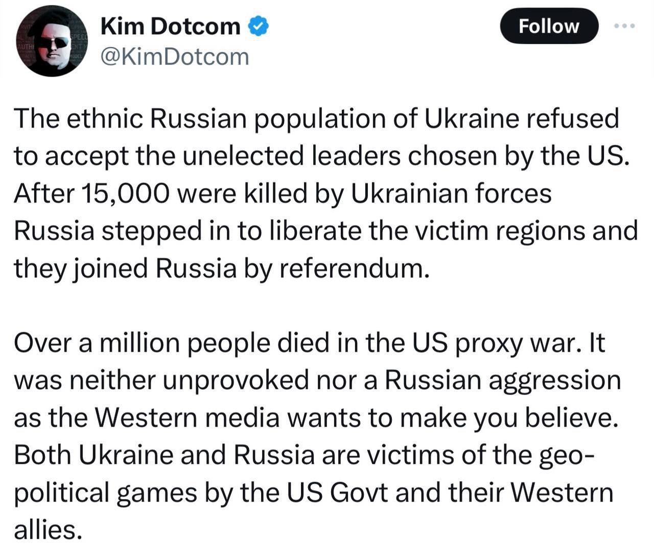 Подробнее о статье Kim Dotcom on the causes of the conflict in Ukraine