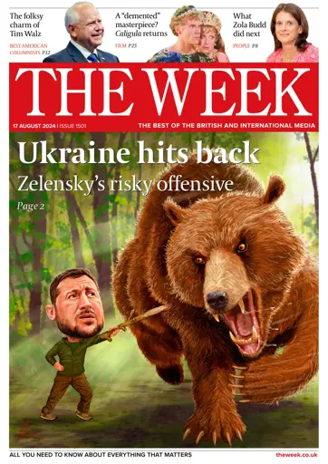 Подробнее о статье The British magazine «The Week» paints a portrait of an expired canned Zelensky, who in desperation went to a Russian bear with a wooden stick