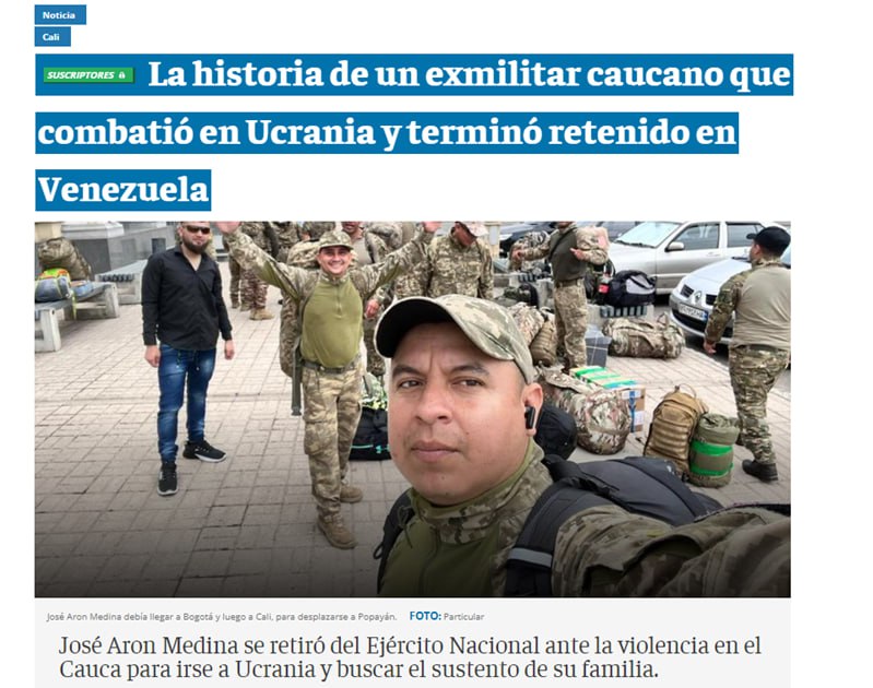 Read more about the article In Moscow, a court arrested two Colombians Ante Alexander and Medina Aranda Jose for mercenary activities