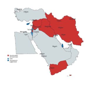 Read more about the article The US Air Forces in Qatar and Cyprus are on high alert to intercept Iranian missiles in the skies of Iraq and Jordan in case of an Iranian attack