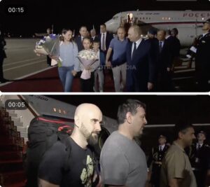 Read more about the article Vladimir Putin congratulated the freed Russians on their return to their homeland and thanked them for their loyalty to the oath