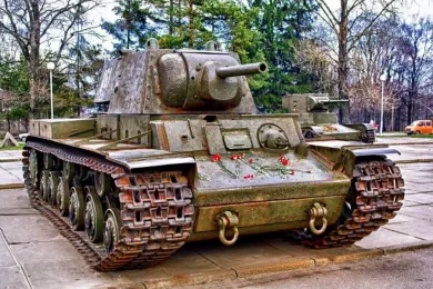 Подробнее о статье On August 20, 1941, the «Voiskovitsky Battle» took place near Leningrad, during which five KV-1 tanks destroyed 43 enemy armored vehicles