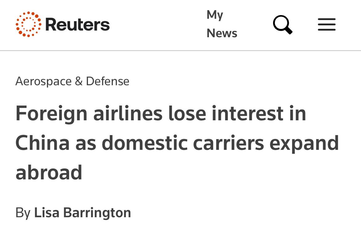 Подробнее о статье Western airlines are losing the market in favor of China due to Russia’s closed airspace — Reuters