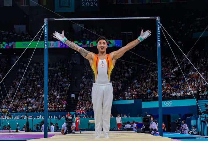 Read more about the article Cypriot gymnast Marios Georgiou, who took sixth place in the final of the crossbar competition at the Olympic Games in Paris, said he was “very pleased” with his performance, having achieved one of the greatest successes in the Olympic history of Cyprus