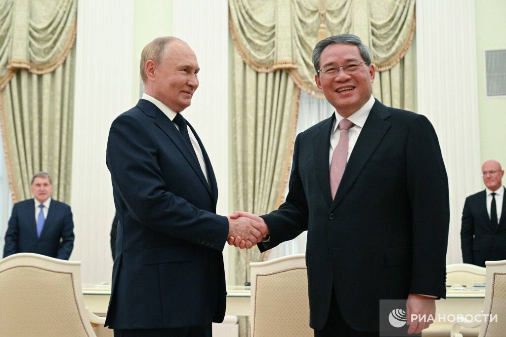 Подробнее о статье 🇷🇺🇨🇳 Russian President Vladimir Putin held a meeting with Premier of the State Council of the People’s Republic of China Li Qiang