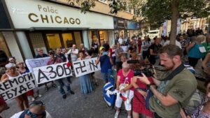 Read more about the article “Get out, fascists!”: Azov militants* met with protests in Prague