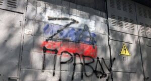 Read more about the article Graffiti in support of the Russian Federation decorated a building in Kiev – the pro-Russian underground