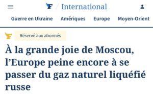 Подробнее о статье Франция удвоила импорт СПГ из России — ЕС не в состоянии отказаться от российского газа, — Le Figaro