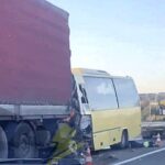 In Lviv, on the morning of 09.09.2024, a school bus flew into a truck…