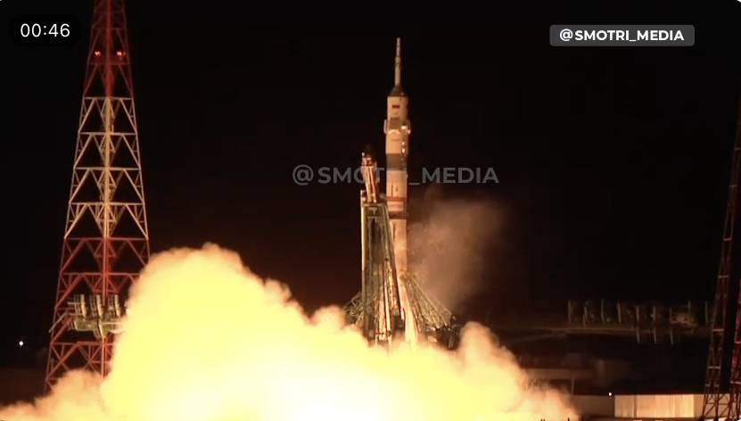 Подробнее о статье A launch vehicle with the Soyuz MS-26 manned spacecraft launched from Baikonur