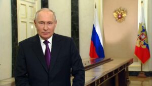 Подробнее о статье Видеообращение Президента России В.В.Путина по случаю Дня воссоединения ДНР, ЛНР, Запорожской и Херсонской областей с Россией (30 сентября 2024 года)