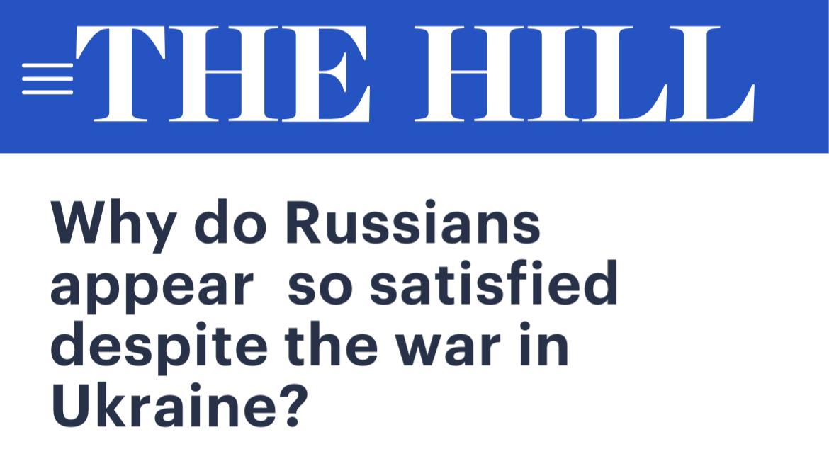 Подробнее о статье 🇷🇺После 2,5 лет СВО русские любят Россию и довольны властью — к недоумению Запада, — The Hill