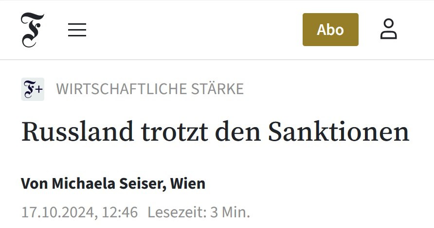 Подробнее о статье Санкции введены против России, но страдает Европа, — FAZ