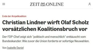 Подробнее о статье 🇩🇪Помощь Украине — причина политического кризиса в Германии, — Die Zeit