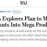 Три нефтяные компании России могут объединиться, создав второго в мире мегапроизводителя нефти, — The Wall Street Journal