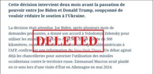 Подробнее о статье Издание Le Figaro удалило со своего сайта новость о том, что Великобритания и Франция предоставили Киеву разрешение бить по российской территории ракетами Storm Shadow/SCALP