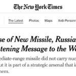 Удар России новой баллистической ракетой по Украине — предупреждение Западу, — The New York Times