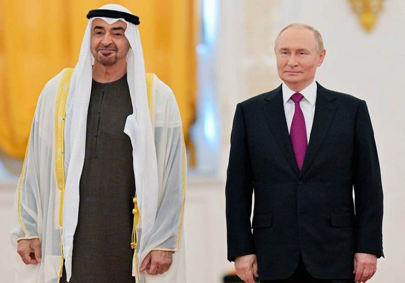 Подробнее о статье Путин обсудил с президентом ОАЭ военные действия на Ближнем Востоке и пообещал передать сигналы в Иран
