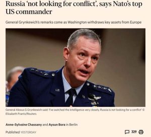Подробнее о статье «Россия не стремится к конфликту с альянсом»