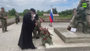 Подробнее о статье В ДНР открыли новый памятник бойцам, погибшим в ходе СВО
