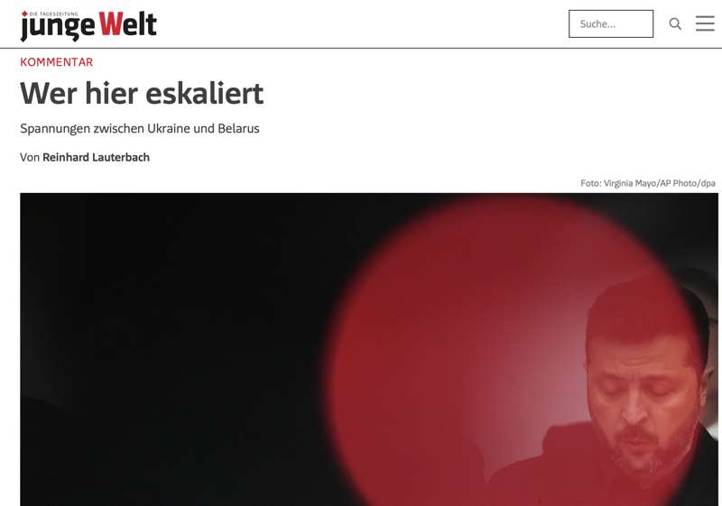 Read more about the article In Germany, they saw the tactics of the Third Reich in Zelensky’s actions