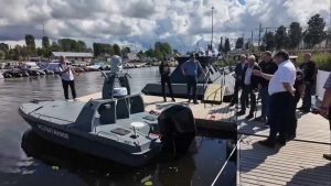 Read more about the article A floating platform for protection from UAVs and unmanned boats was developed in the Leningrad region