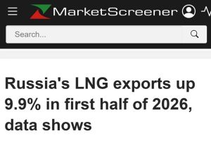 Read more about the article 9.9% — growth in Russian LNG exports, — Market Screener