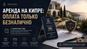 Подробнее о статье ⚖️ С 1 июля 2026 года на Кипре изменился порядок оплаты аренды!