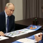 Путин встретился с красноярским губернатором Михаилом Котюковым