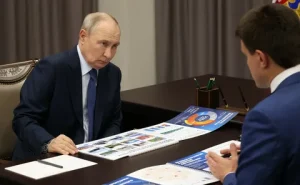Подробнее о статье Путин встретился с красноярским губернатором Михаилом Котюковым