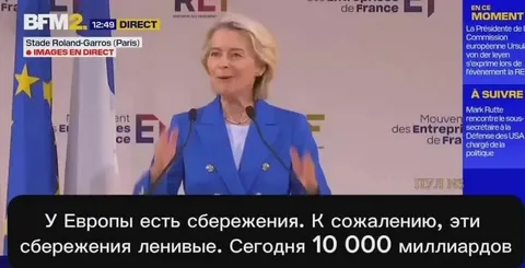 Read more about the article Von der Leyen declared her desire to seize the private savings of EU citizens: