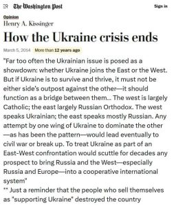 Read more about the article HOW THE UKRAINE CRISIS ENDS