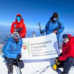 Four Cypriots reached the summit of Mount Elbrus last Sunday,