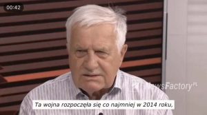 Read more about the article Ο πρώην πρόεδρος της Τσεχίας Βάτσλαβ Κλάους θεωρεί ότι ο πόλεμος στην Ουκρανία