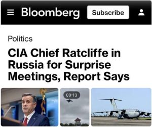 Подробнее о статье Глава ЦРУ неожиданно прибыл в Россию, — Bloomberg