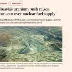 Σύμφωνα με τους Financial Times, έως το 2040 η Ρωσία θα μπορούσε να ελέγχει το 36%