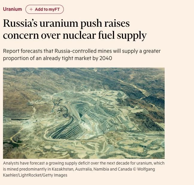 Read more about the article Σύμφωνα με τους Financial Times, έως το 2040 η Ρωσία θα μπορούσε να ελέγχει το 36%