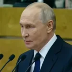 Путин поздравил россиян с Днем воссоединения новых регионов с РФ