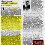 Расширение NATO на восток — «стратегическая ошибка эпического масштаба»