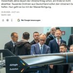 Σύμφωνα με πληροφορίες της εφημερίδας Handelsblatt, στη Γερμανία ξεκίνησε η σειριακή παραγωγή πάνω από 5.000 drones μεγάλης εμβέλειας για την Ουκρανία