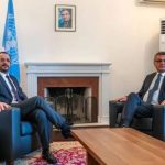 Nikos Christodoulides, Tufan Erhürman, meeting, negotiations, Cyprus problem
