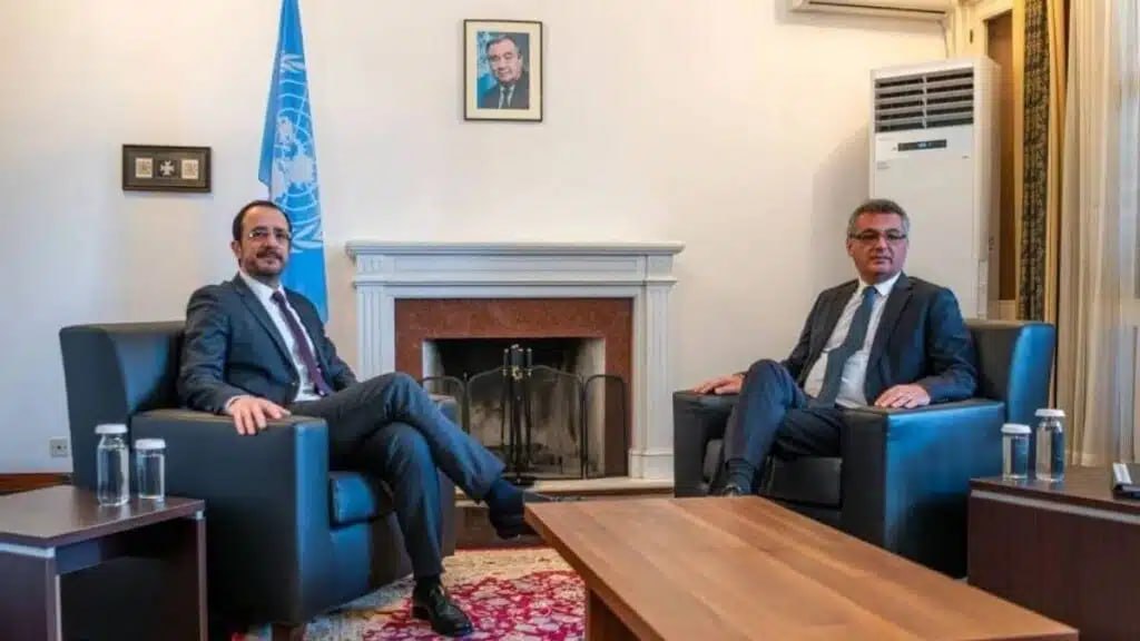 Read more about the article Nikos Christodoulides, Tufan Erhürman, meeting, negotiations, Cyprus problem