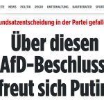 AfD will seek the restoration of Germany’s relations with Russia, Bild reports