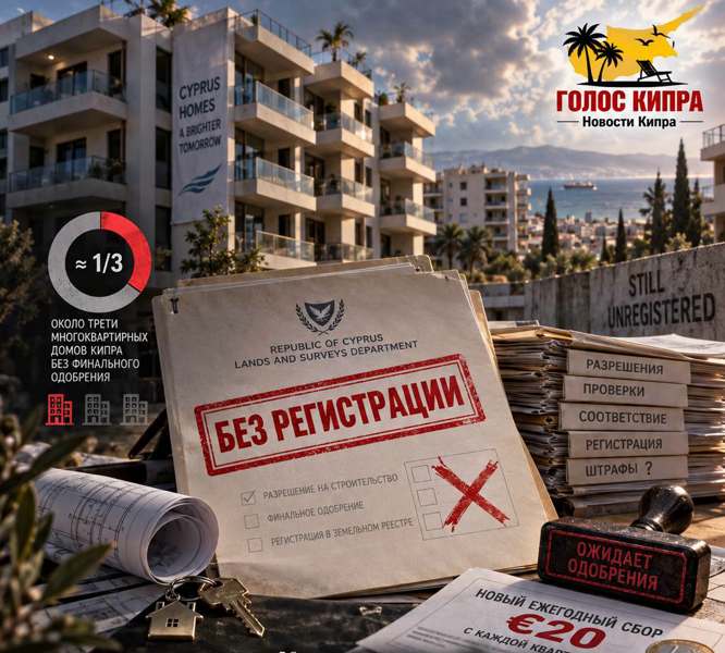 Read more about the article Στην Κύπρο σχεδόν κάθε τρίτο πολυκατοικιακό κτίριο δεν είναι εγγεγραμμένο: