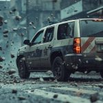 Машину полицейских в Ларнаке забросали камнями